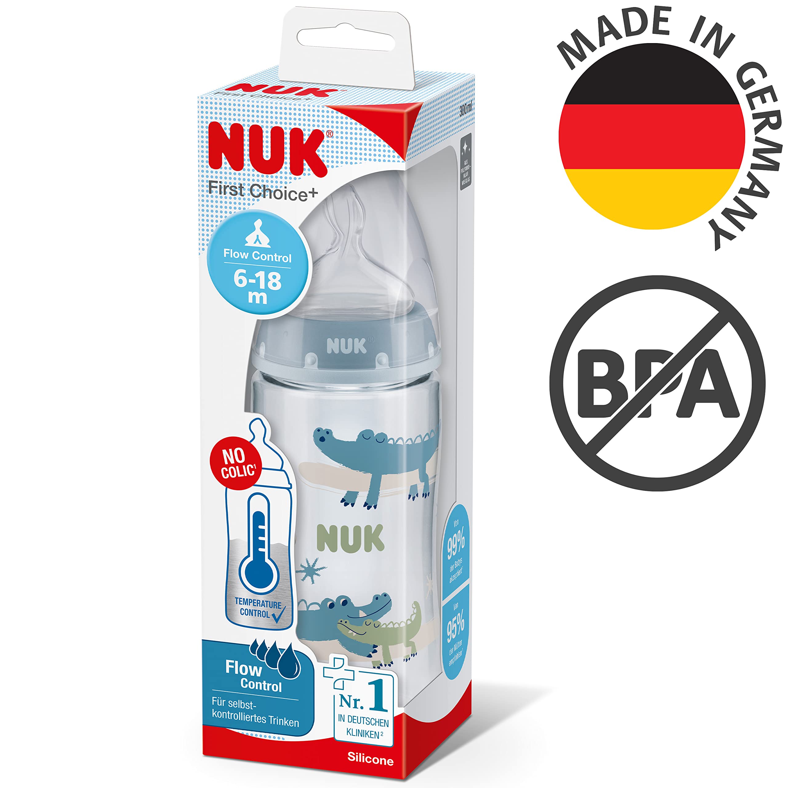 nuk-first-choice-biberon-300-ml-6-18-mesi-controllo-temperatura-taglio-a-y-antic-3 image 7