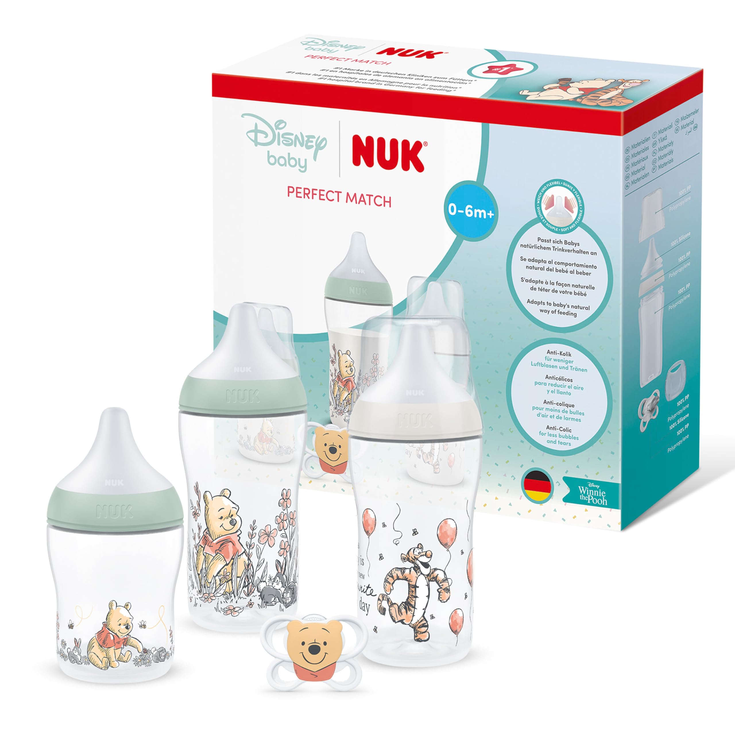 nuk-perfect-match-set-biberon-e-ciuccio-neonati-0-6-mesi-3-biberon-anticolica-15-2 image 1