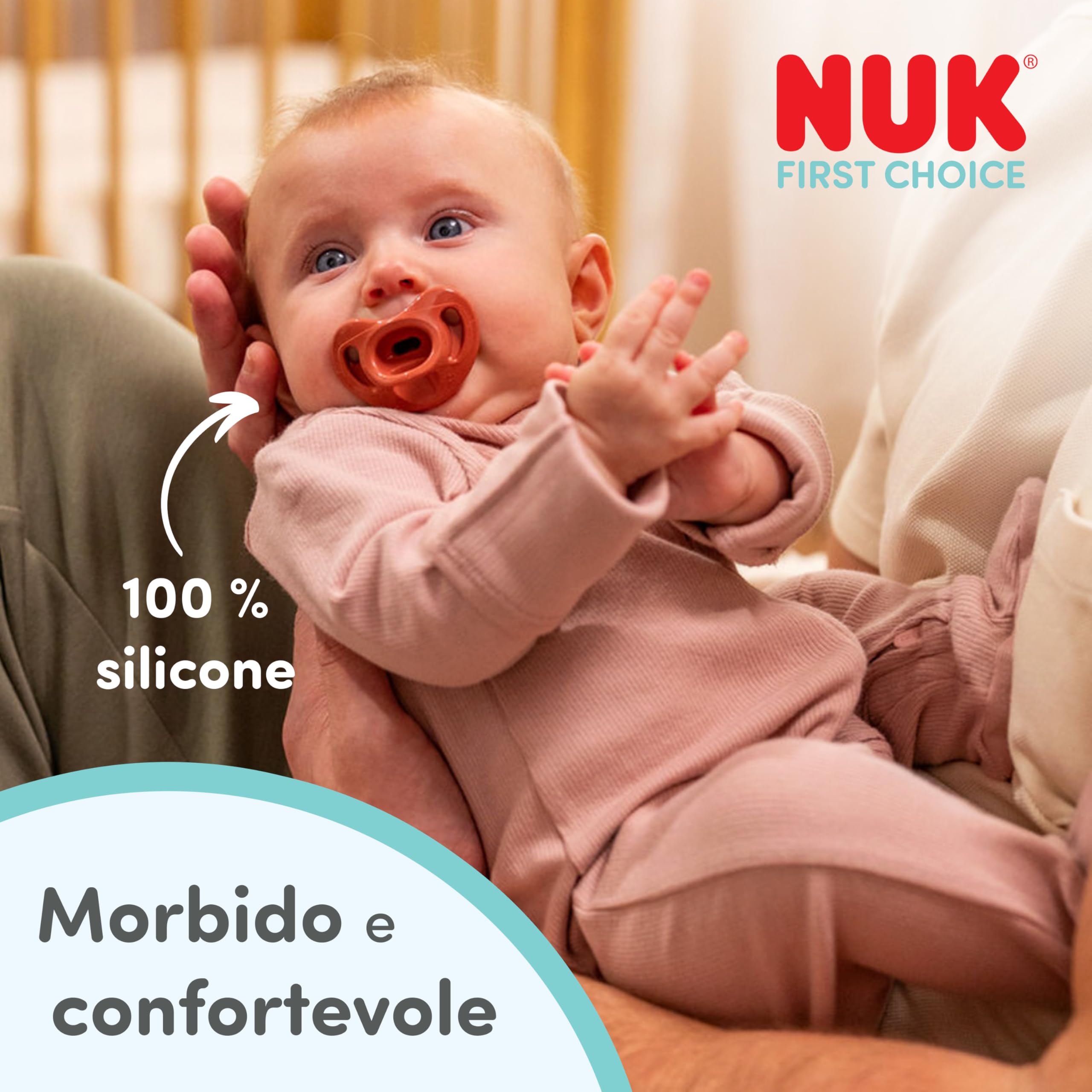 nuk-first-choice-soft-succhietto-ortodontico-per-bambini-0-6-mesi-100-silicone-s image 3