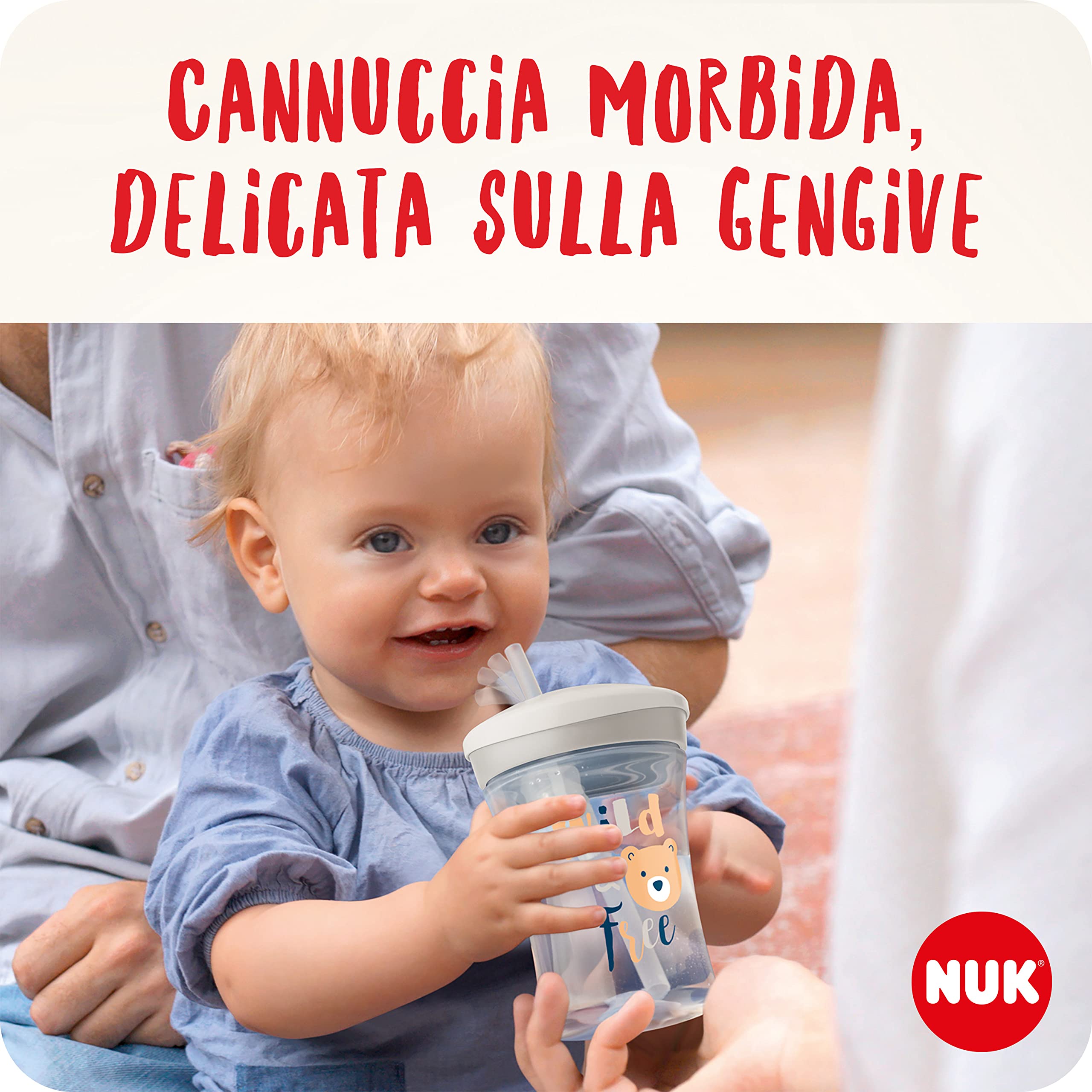 nuk-action-cup-bicchiere-con-cannuccia-230-ml-12-mesi-a-prova-di-perdite-senza-b image 2