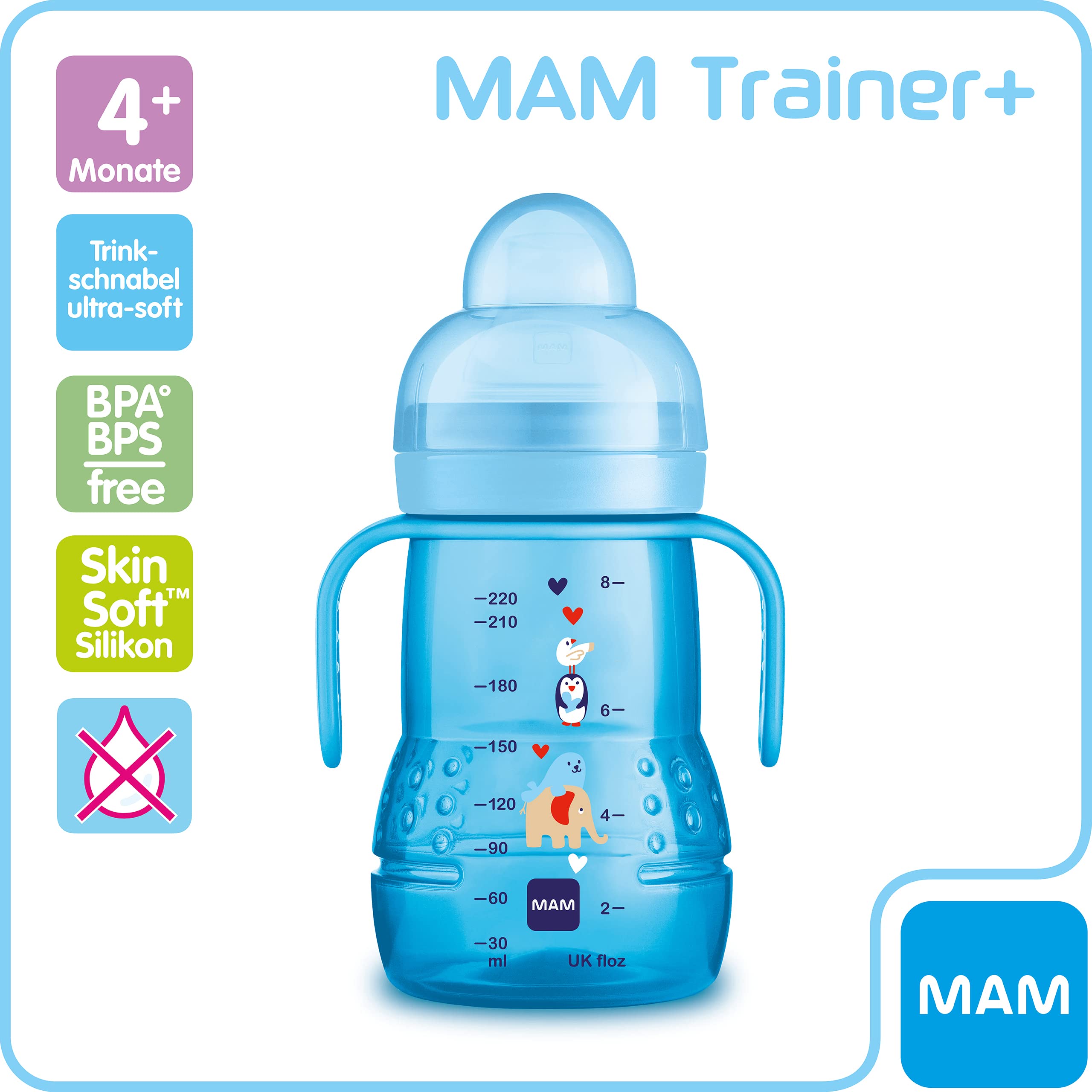 mam-trainer-borraccia-imparare-a-bere-220-ml-tazza-4-mesi-2-in-1-con-tettarella- image 5