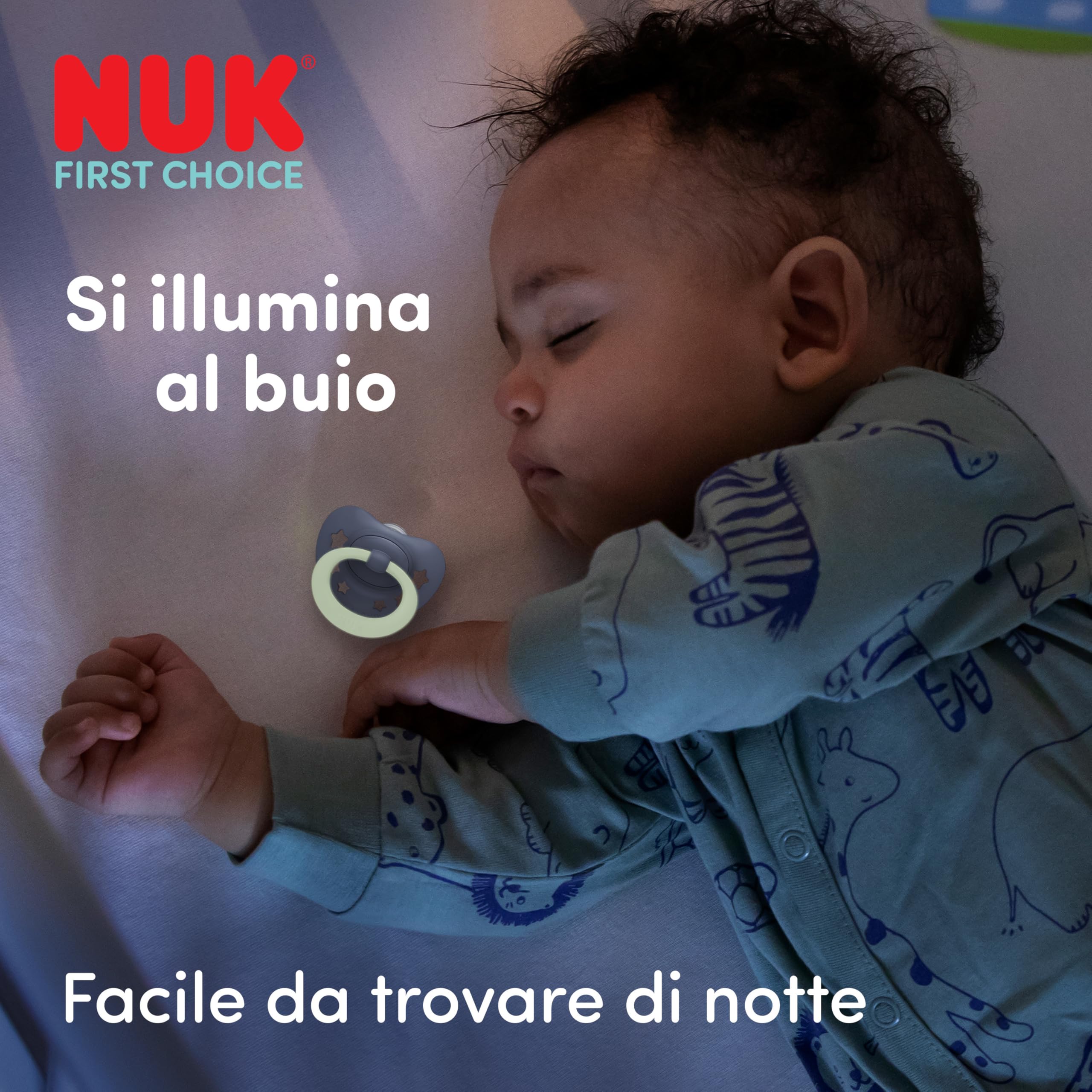 nuk-first-choice-classic-day-night-succhietto-ortodontico-0-6-mesi-che-si-illumi image 6