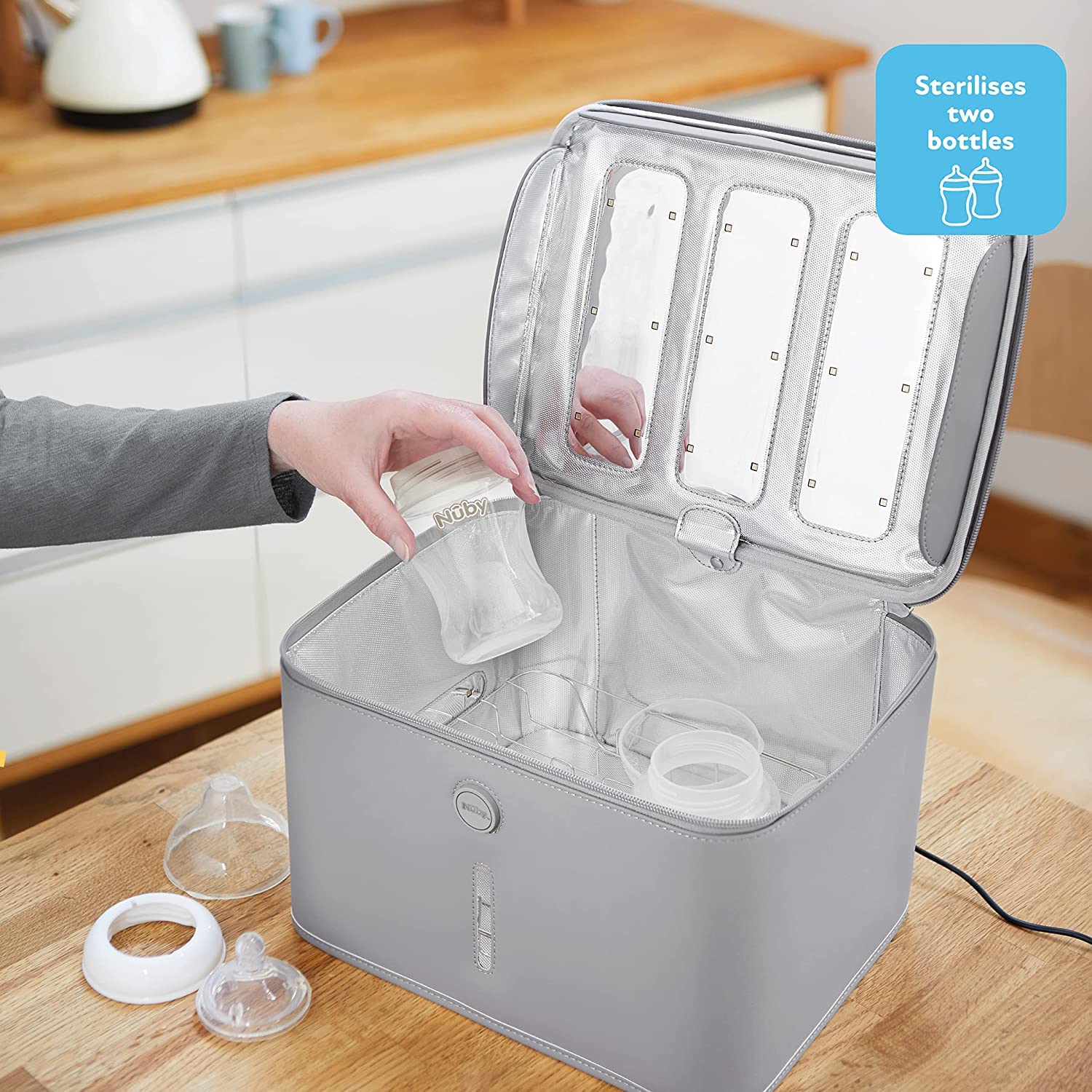 dr-talbot-s-by-nuby-sterilizzatore-a-luce-uv-per-biberon-ciucci-e-accessori-elim image 8