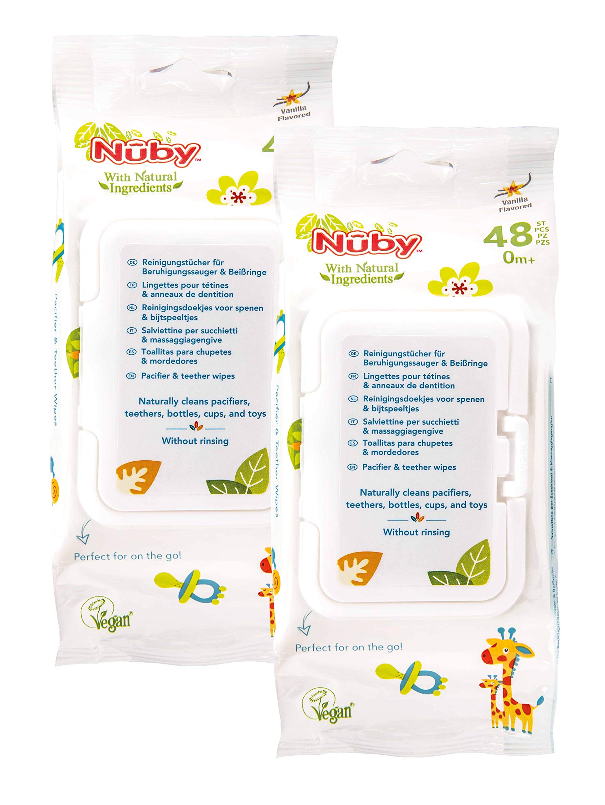 nuby-salviettine-umidificate-per-ciucci-e-dentaruoli-salviette-detergenti-con-ci image 1