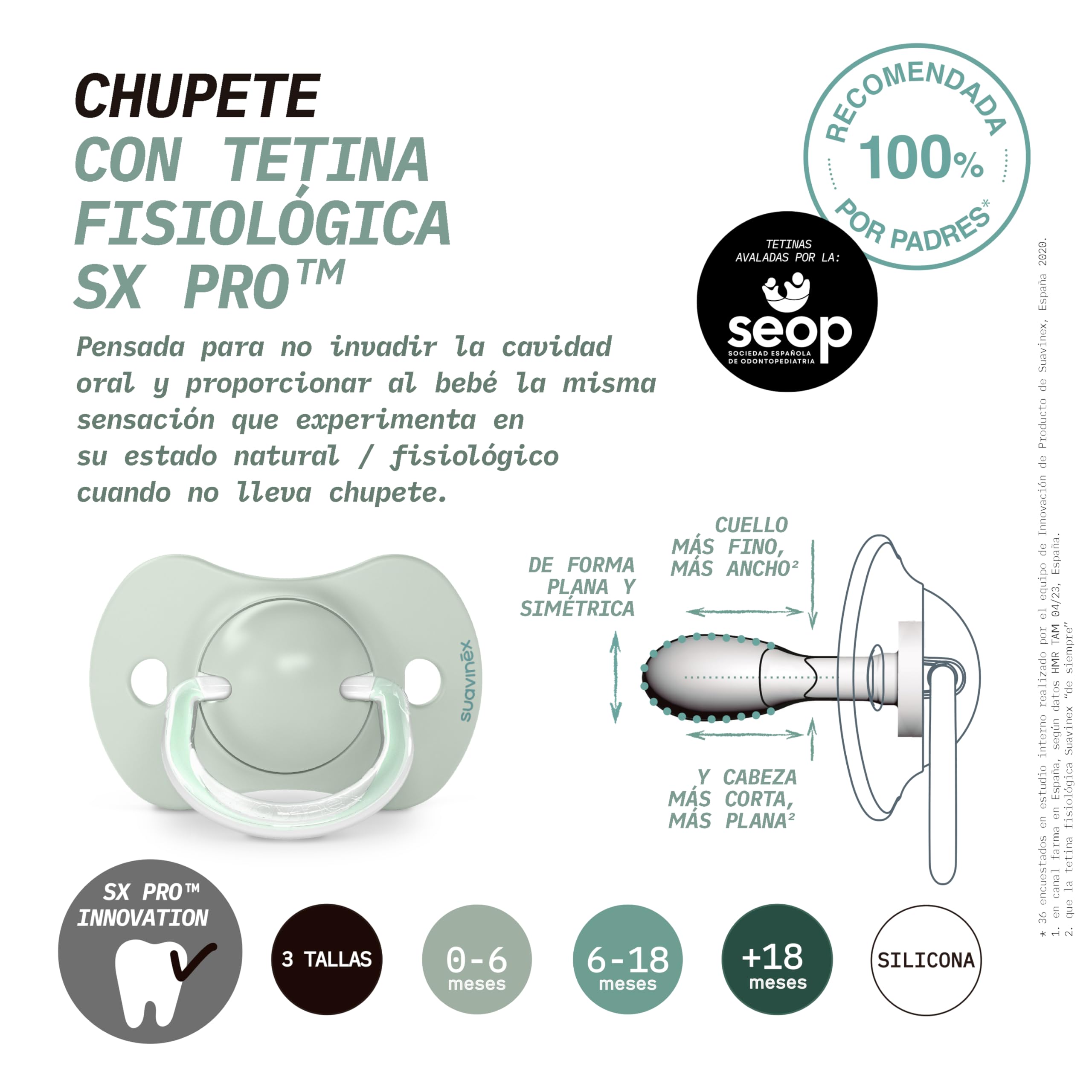 suavinex-sx-pro-birdies-confezione-2-ciucci-neonati-0-6-mesi-tettarella-in-silic image 4