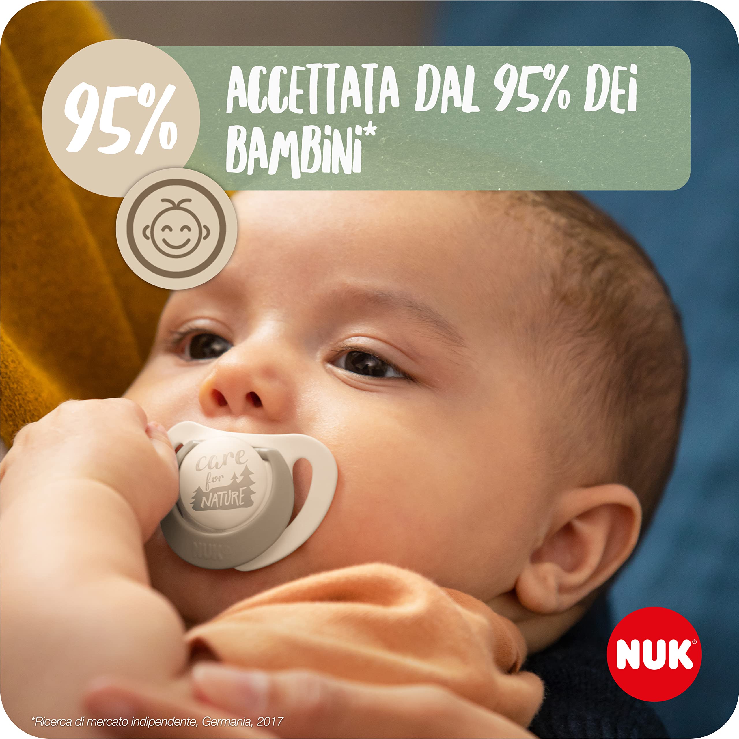 nuk-for-nature-ciuccio-0-6-mesi-succhietto-in-gomma-naturale-al-98-forma-ortodon image 4