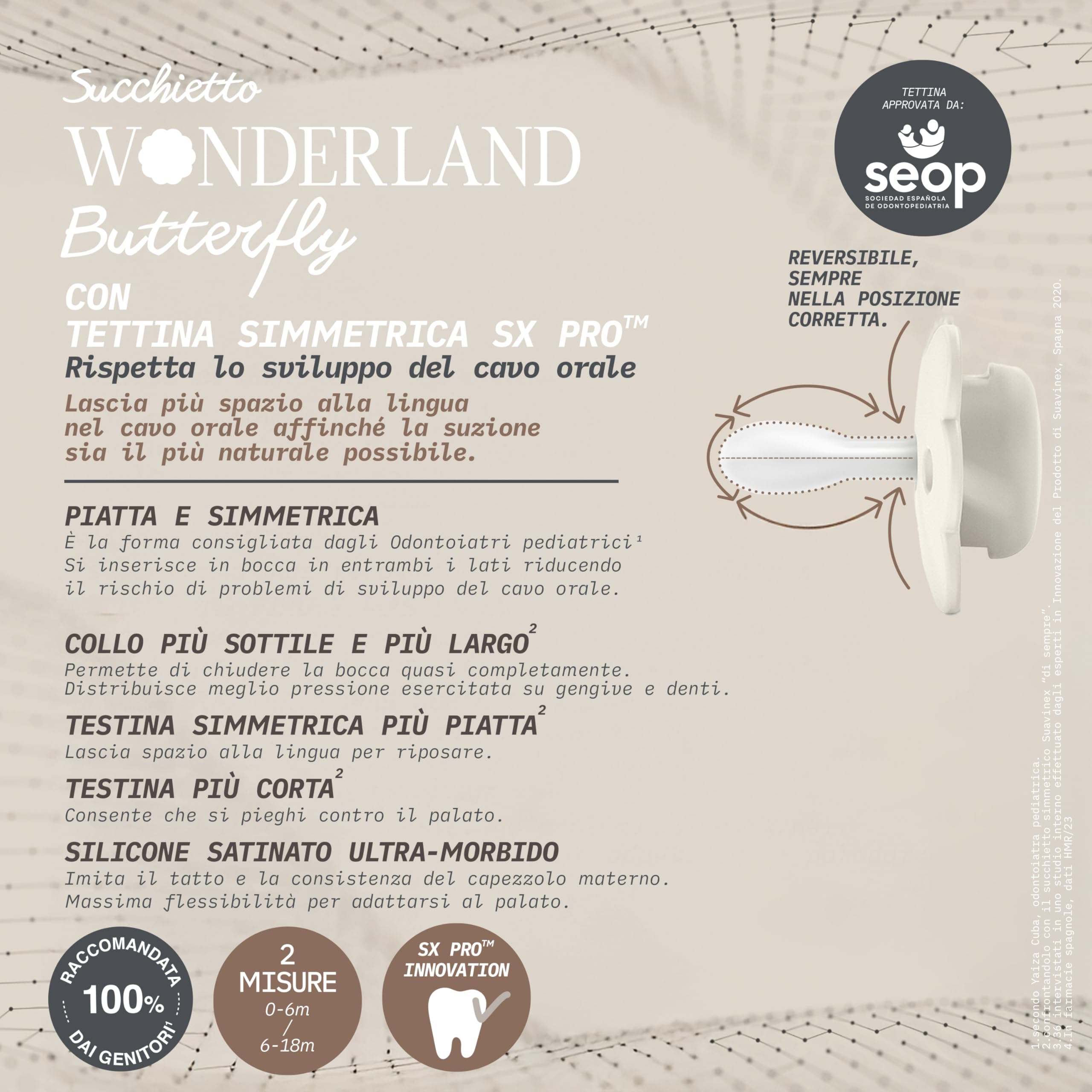 suavinex-wonderland-ciuccio-con-tettarella-simmetrica-in-silicone-sx-pro-piatta- image 5