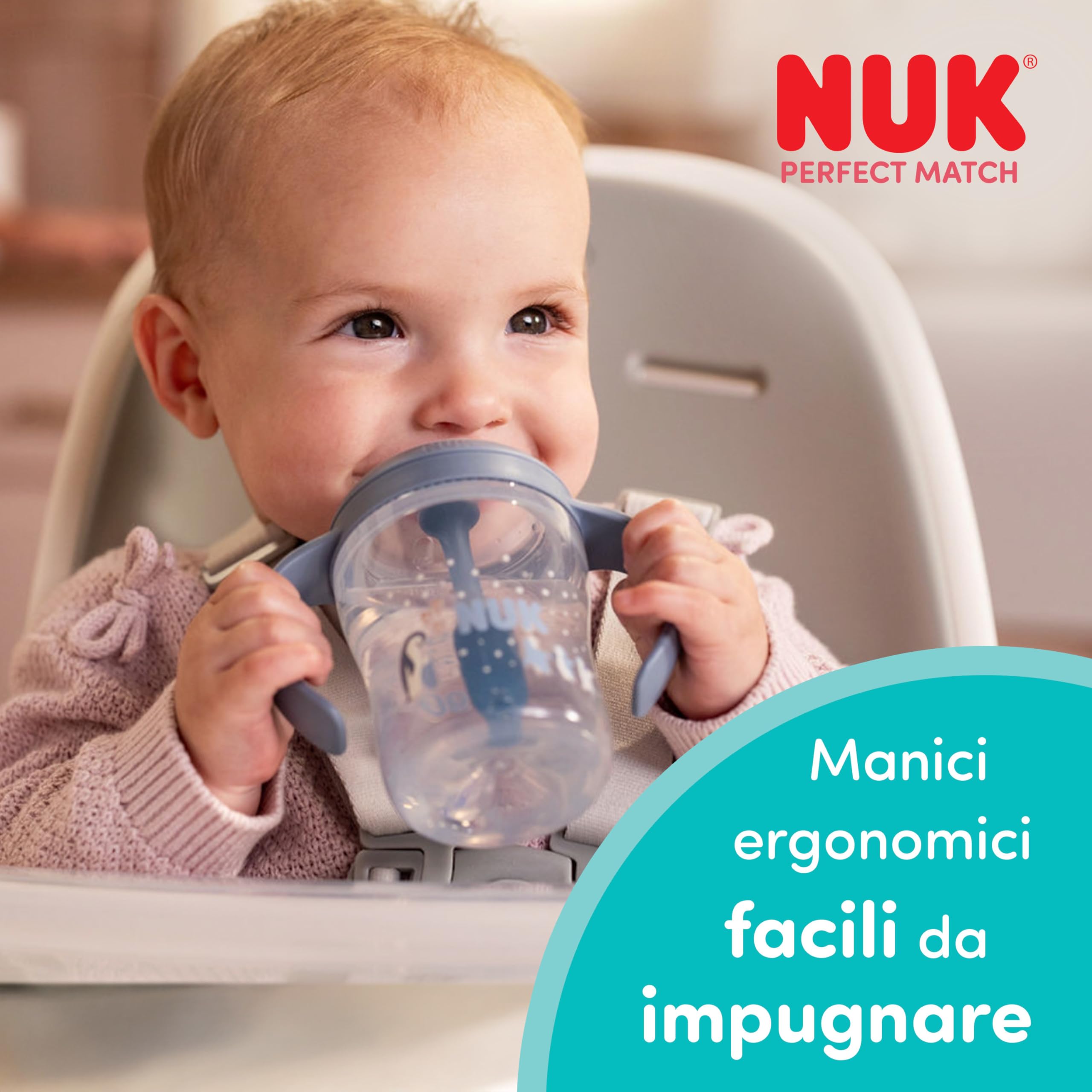 nuk-perfect-match-learner-biberon-tazza-con-cannuccia-260-ml-6-mesi-bicchiere-an image 6