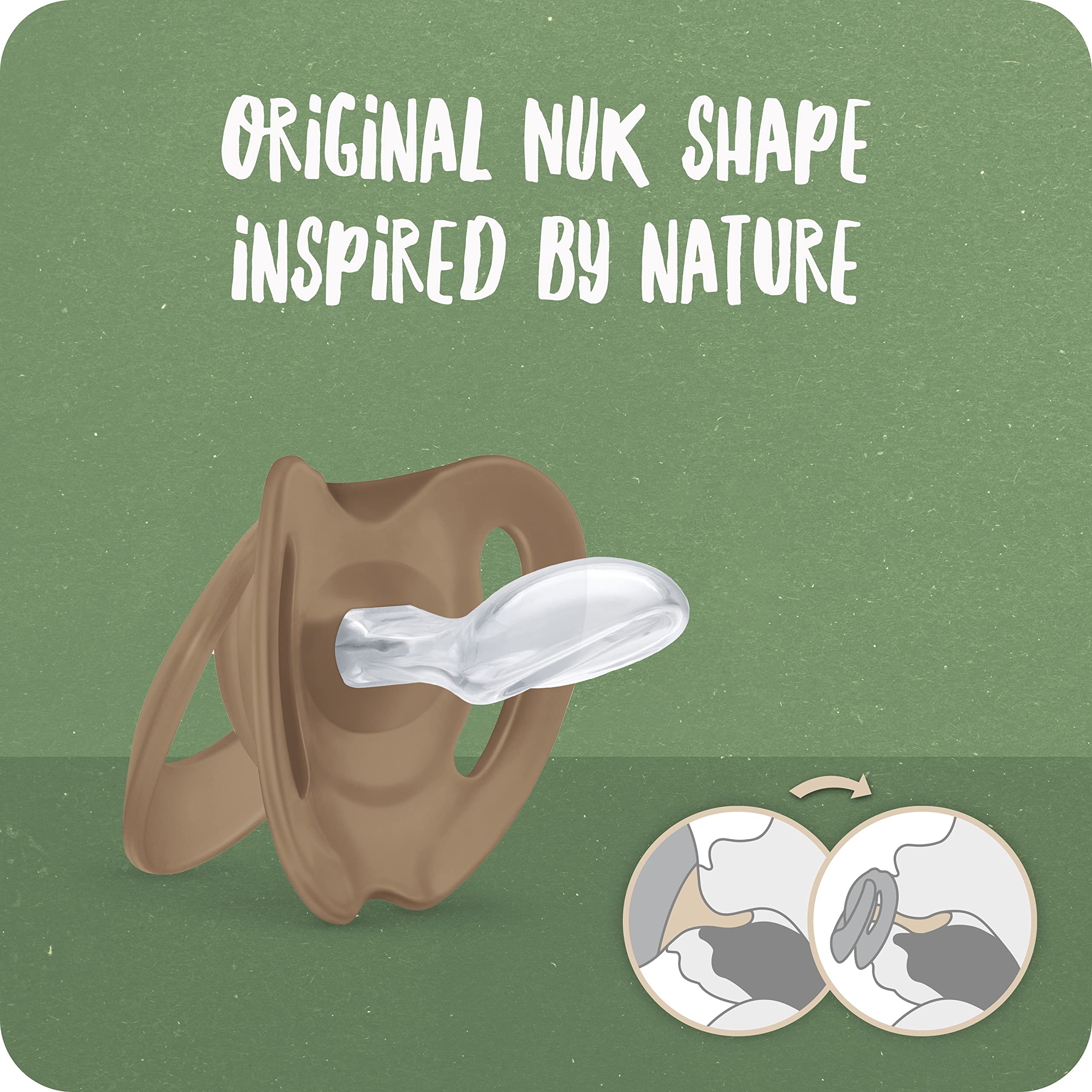 nuk-for-nature-succhietto-silicone-sostenibile-0-6-mesi-2-pezzi-100-materie-prim image 2