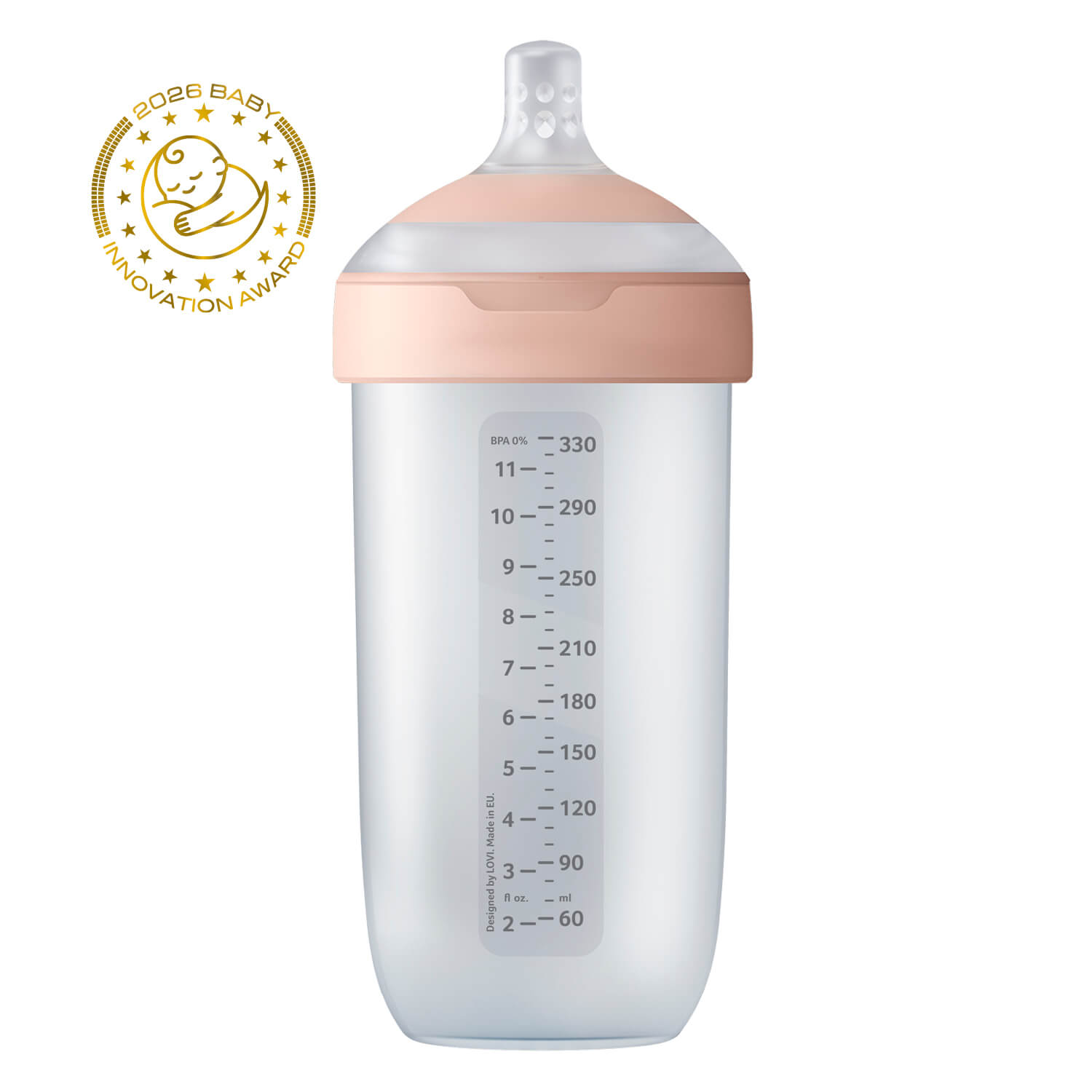 difrax-mammafeel-babyfles-330-ml-biberon-con-tettarella-dinamica-effetto-mammell image 7