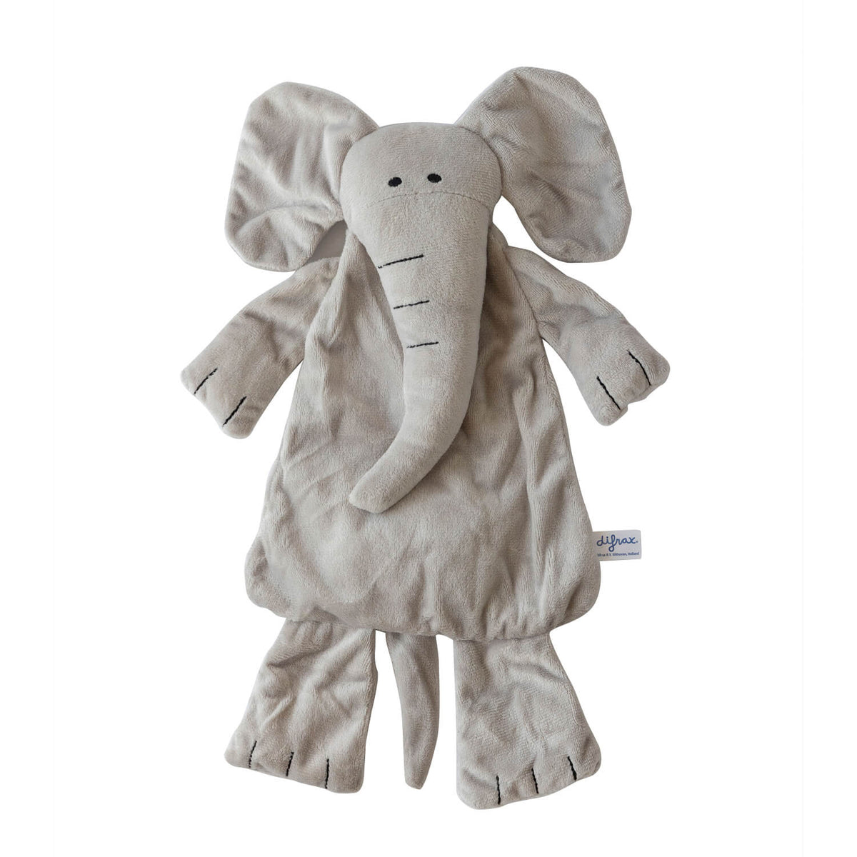 difrax-elliot-elefantino-peluche-piatto-a-bolle-morbidissimo-dal-0-mesi image 1